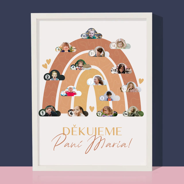 Fotokoláž: Pro Učitele Duha - Tisk V Rámečku