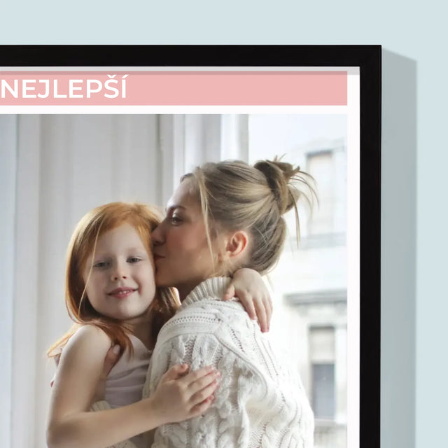 Fotokoláž: Nejlepší Máma Koláž - Tisk V Rámečku
