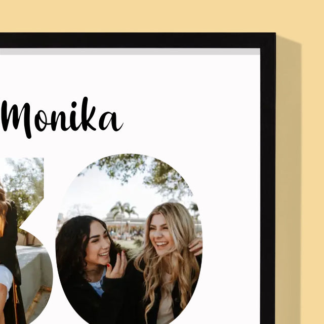 Slovo Z Fotek: 30 Let Z Tvých Fotek - Tisk V Rámečku