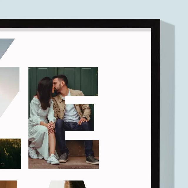 Slovo Z Fotek: Žena Z Vašich Fotek - Tisk V Rámečku