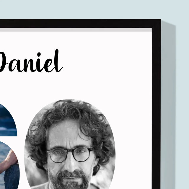 Slovo Z Fotek: 60 Let Z Tvých Fotek - Tisk V Rámečku