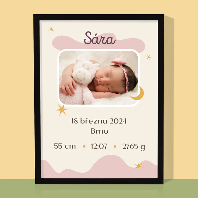 Údaje O Narození Ditěte: Rodný List - Tisk V Rámečku