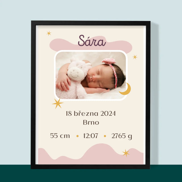 Údaje O Narození Ditěte: Rodný List - Tisk V Rámečku