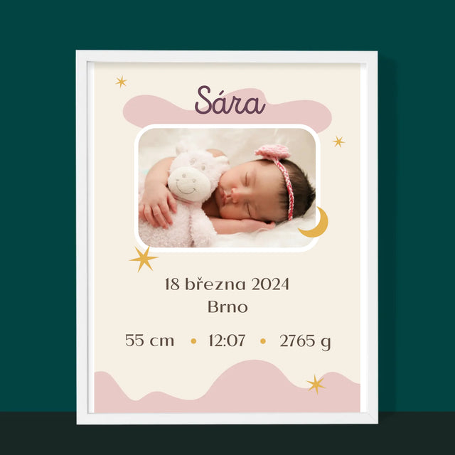 Údaje O Narození Ditěte: Rodný List - Tisk V Rámečku