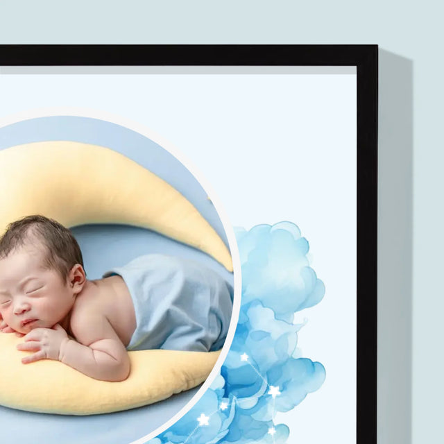 Údaje O Narození Ditěte: Znamení Zvěrokruhu Chlapec - Tisk V Rámečku