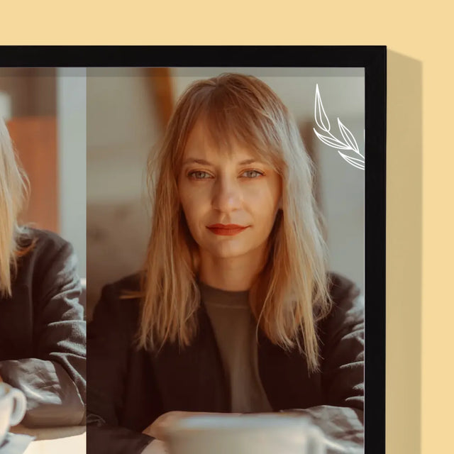 Fotokoláž: Uplynulo 40 Let - Tisk V Rámečku