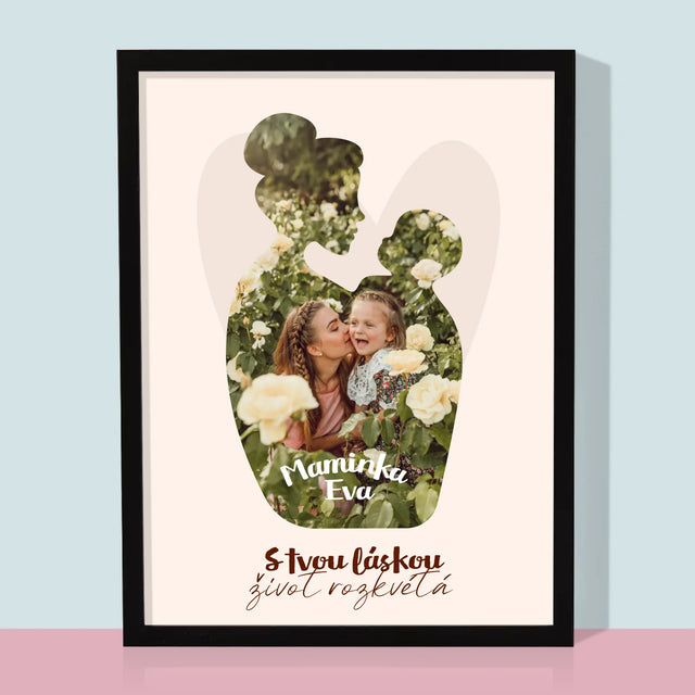 Tvar Z Fotek: Tvoje Láska - Tisk V Rámečku
