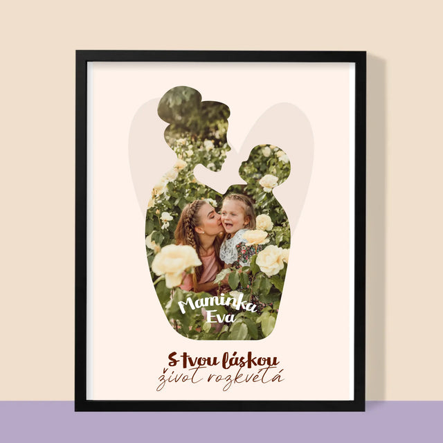 Tvar Z Fotek: Tvoje Láska - Tisk V Rámečku