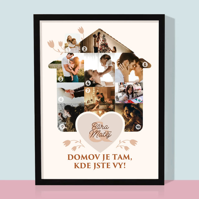 Tvar Z Fotek: Domov - Tisk V Rámečku