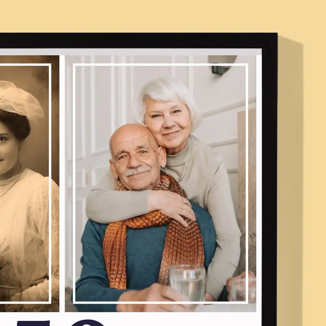 Fotokoláž: Roky Spolu - Tisk V Rámečku