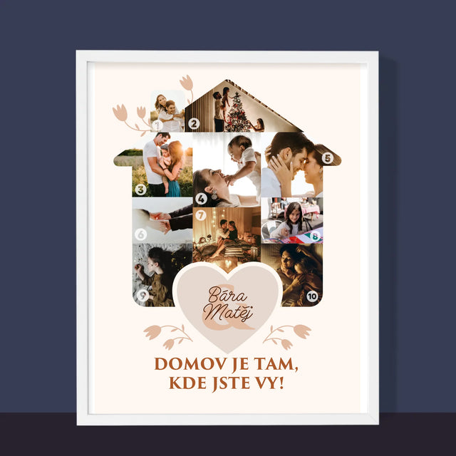 Tvar Z Fotek: Domov - Tisk V Rámečku