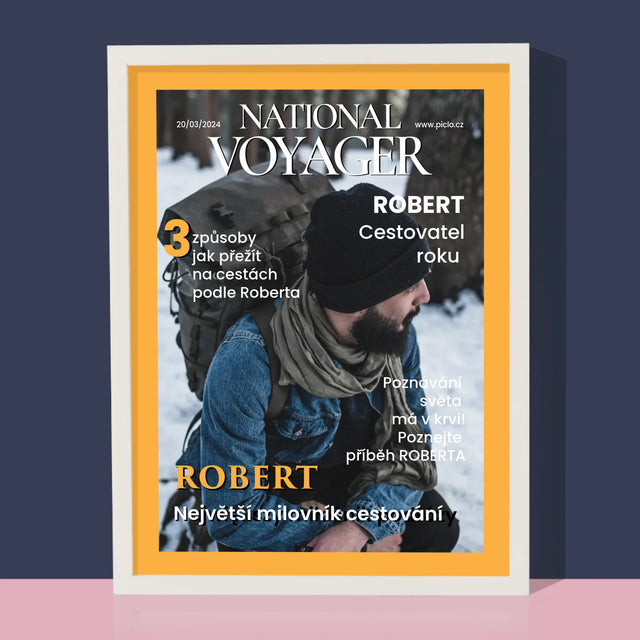 Obálka Časopisu: National Voyager - Tisk V Rámečku