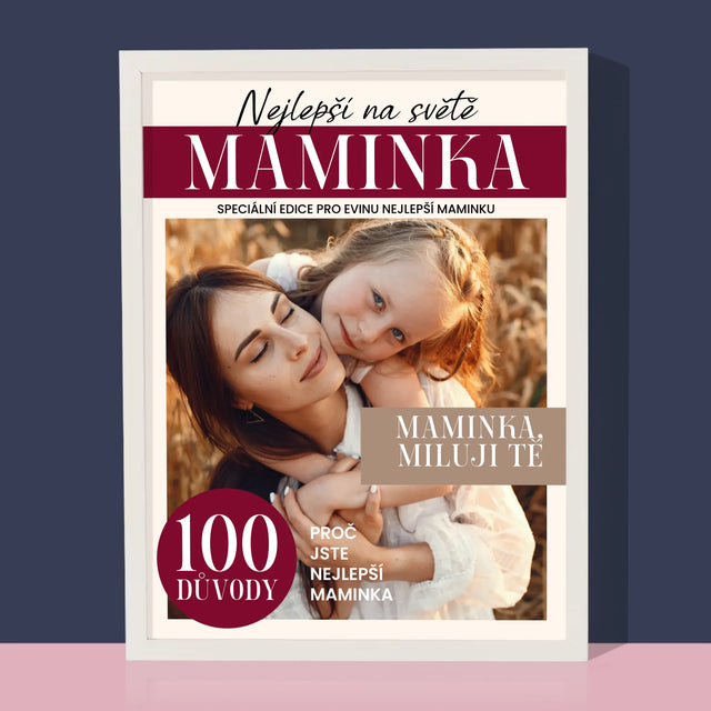 Obálka Časopisu: Nejlepší Maminka - Tisk V Rámečku