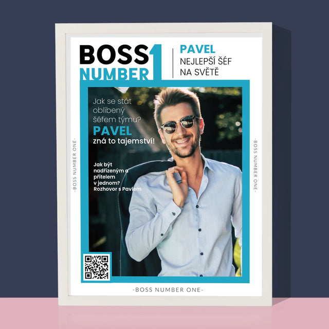 Obálka Časopisu: Boss Number One - Tisk V Rámečku
