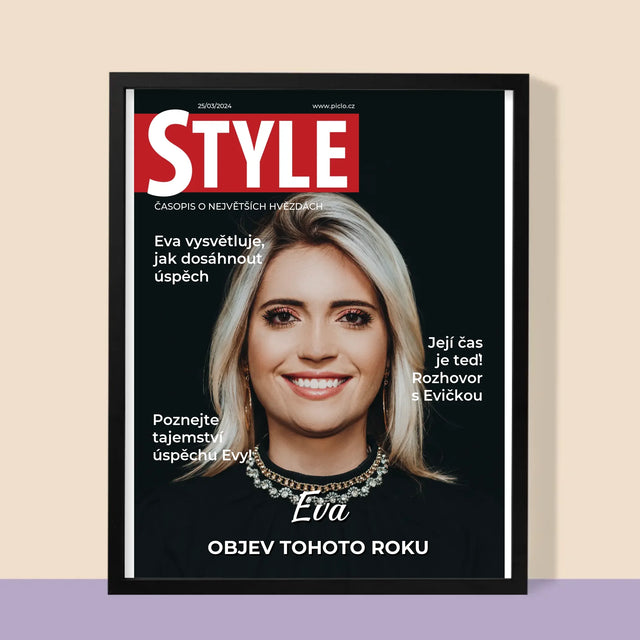 Obálka Časopisu: Style - Tisk V Rámečku