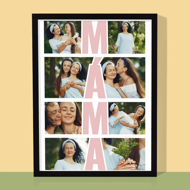 Fotokoláž: Máma Fotokoláž - Tisk V Rámečku