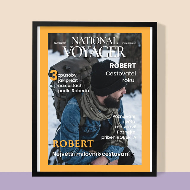 Obálka Časopisu: National Voyager - Tisk V Rámečku