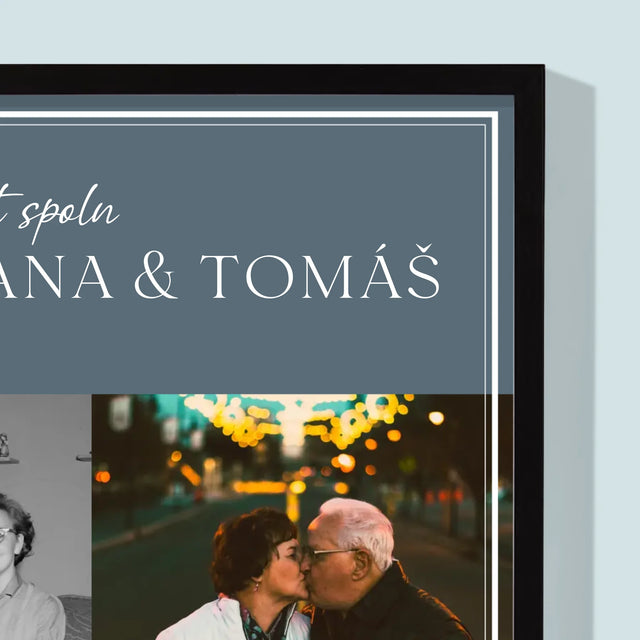 Náš Příběh: Spolu Už Roky - Tisk V Rámečku