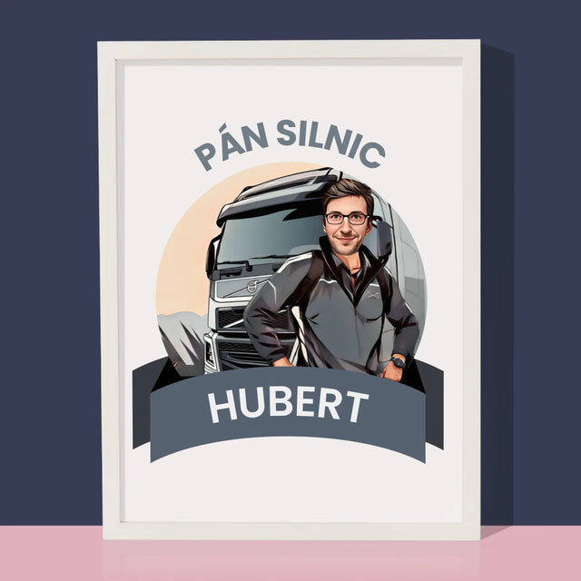 Tvoje Postava: Pán Silnic - Tisk V Rámečku