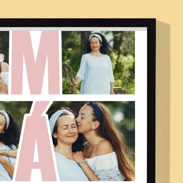 Fotokoláž: Máma Fotokoláž - Tisk V Rámečku