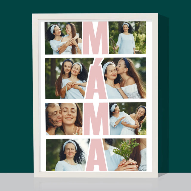 Fotokoláž: Máma Fotokoláž - Tisk V Rámečku