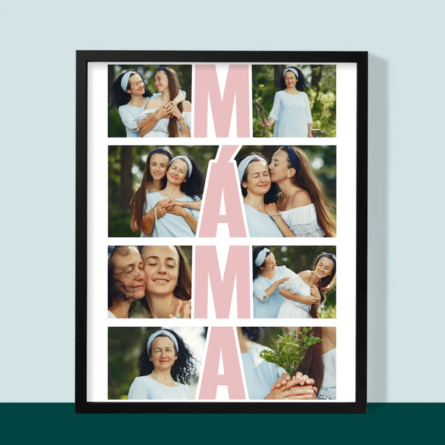 Fotokoláž: Máma Fotokoláž - Tisk V Rámečku