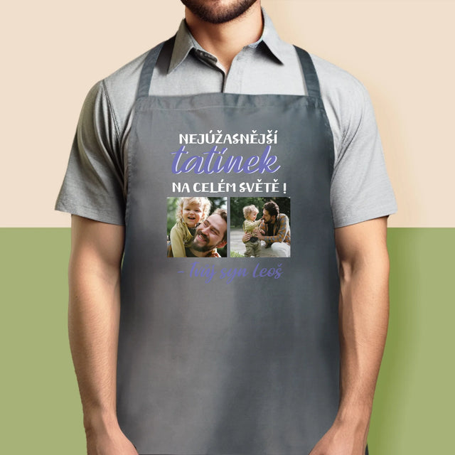 Fotokoláž: Tatínek - Zástěra