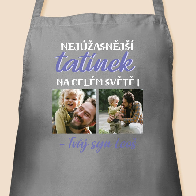 Fotokoláž: Tatínek - Zástěra