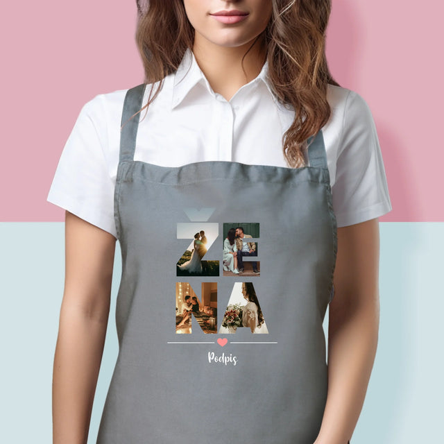 Slovo Z Fotek: Žena Z Vašich Fotek - Zástěra