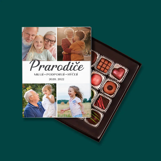Fotokoláž: Drazí Prarodiče - Pralinky
