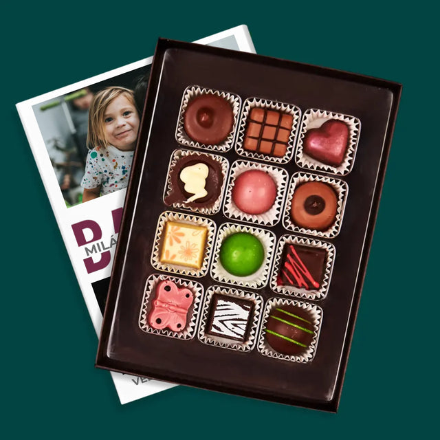 Fotokoláž: Babička - Pralinky