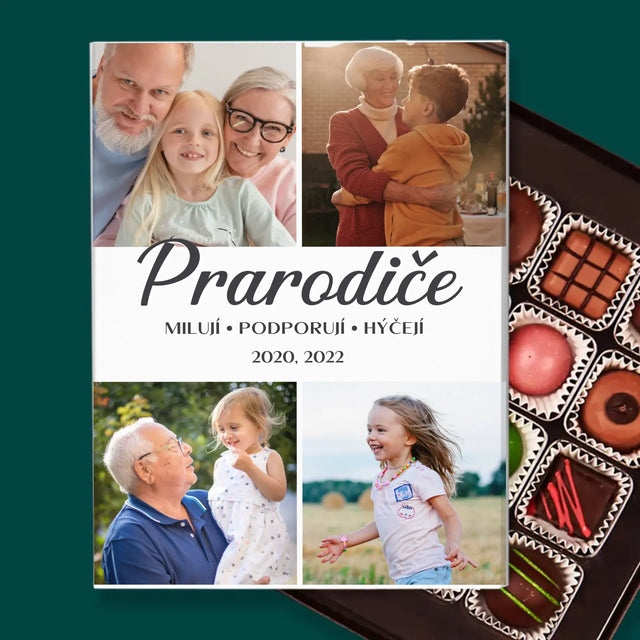 Fotokoláž: Drazí Prarodiče - Pralinky