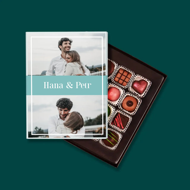 Fotokoláž: Pár Jména - Pralinky