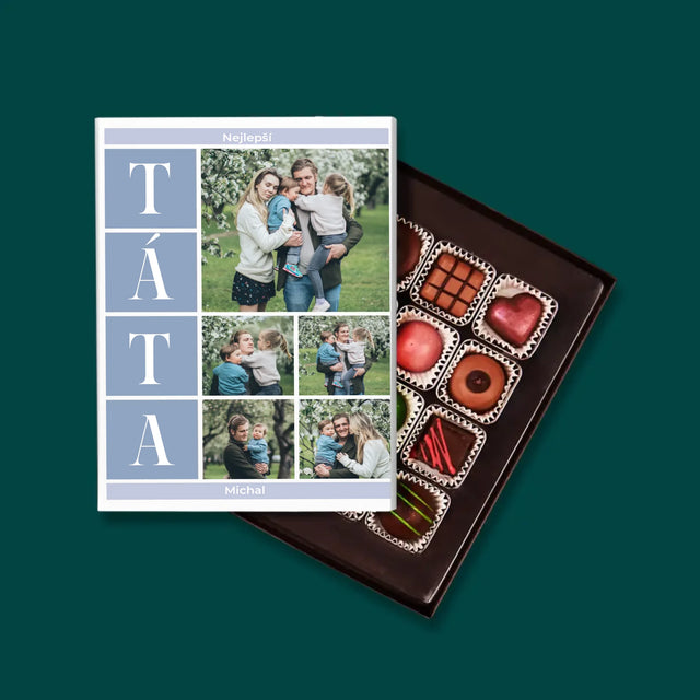 Fotokoláž: Nejlepší Táta Koláž - Pralinky