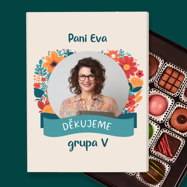 Fotka A Textem: Poděkování Paní Učitelce - Pralinky