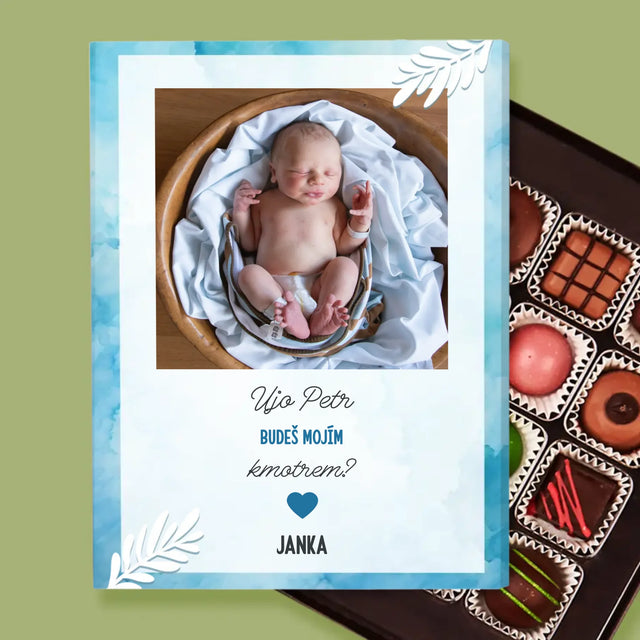 Fotokoláž: Žádost Být Kmotrem - Pralinky