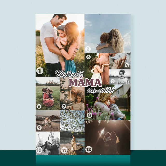 Fotokoláž: Nejlepší Máma Na Světě - Plakát