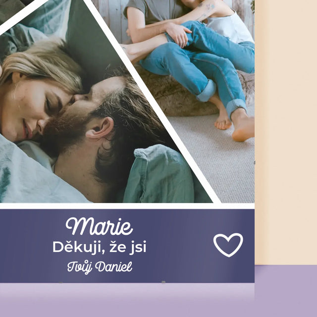 Fotokoláž: Děkuji, Že Jsi - Plakát