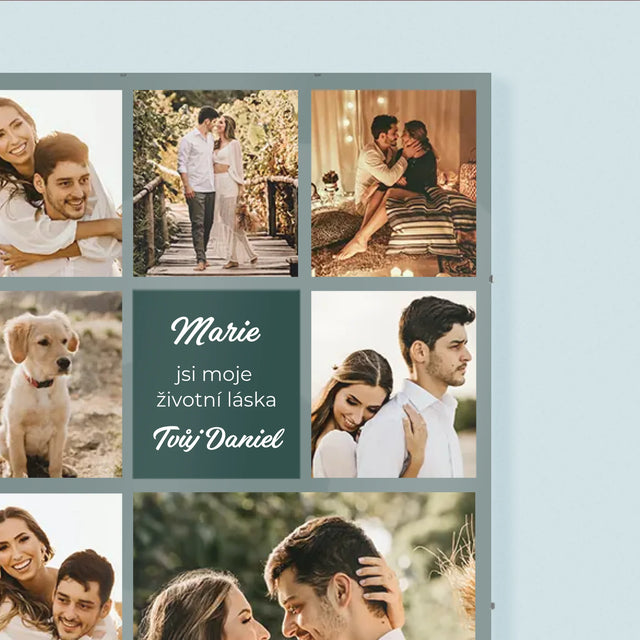 Fotokoláž: Koláž Milostná - Plakát