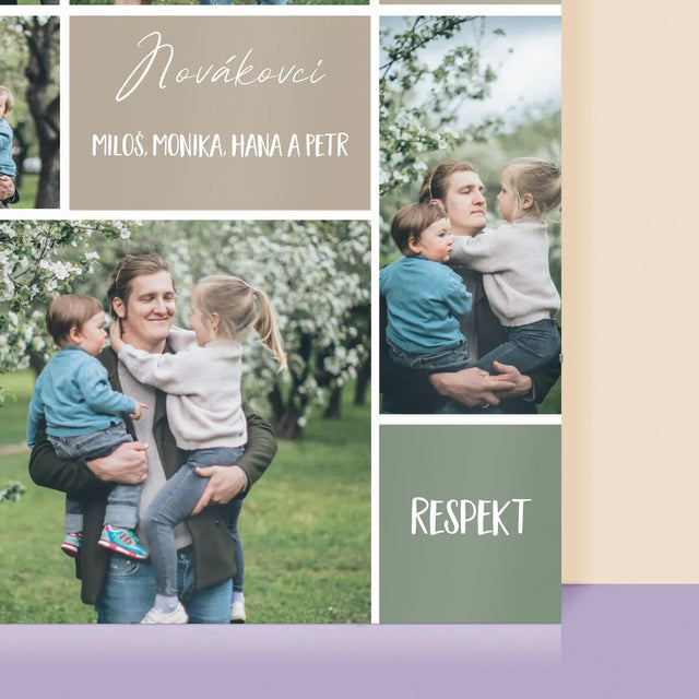 Fotokoláž: Rodinná Koláž Z Fotek - Plakát