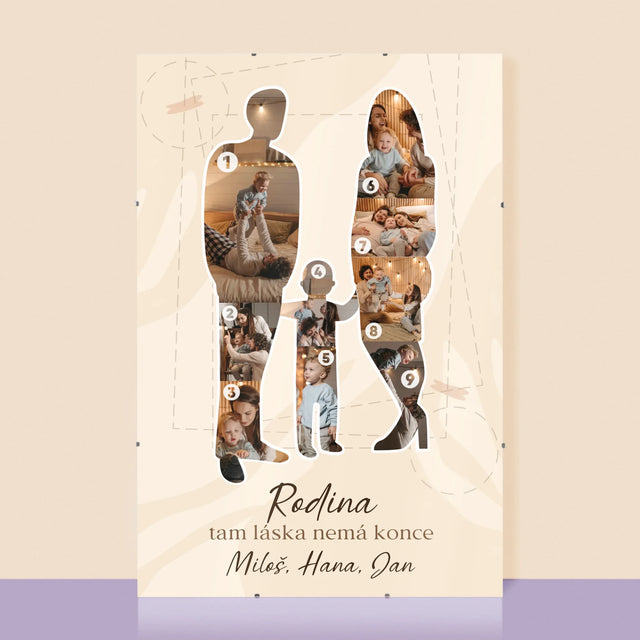 Tvar Z Fotek: Rodinná Láska - Plakát