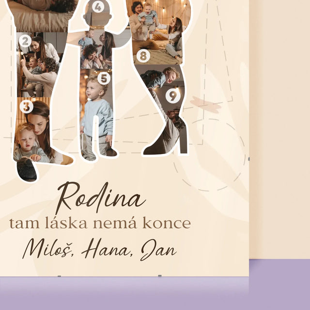 Tvar Z Fotek: Rodinná Láska - Plakát