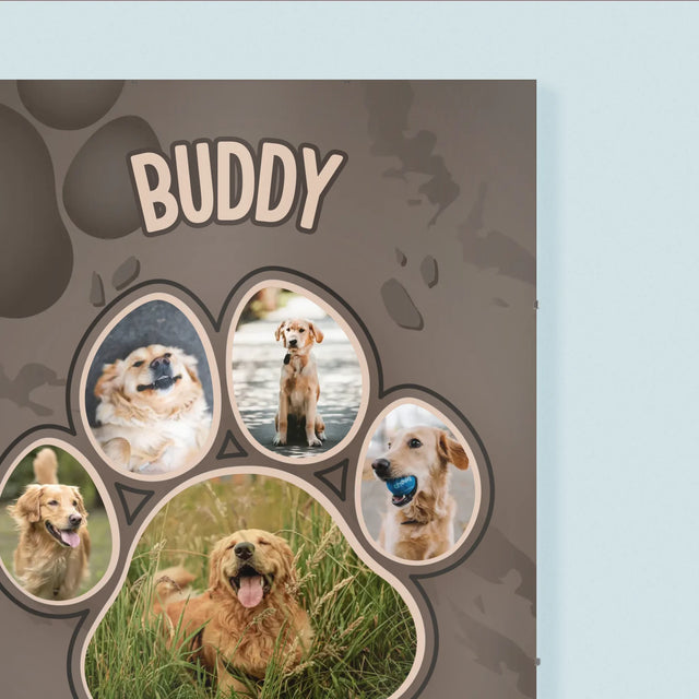 Tvar Z Fotek: Otisk Tlapky - Plakát