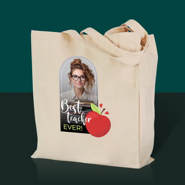 Fotka A Textem: Best Teacher Ever - Plátěná Taška