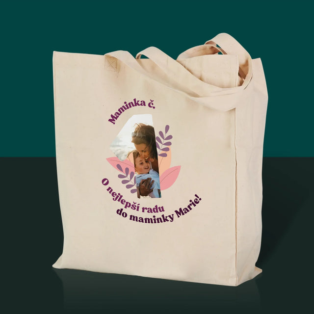 Fotka A Textem: Maminka Č. 1 - Plátěná Taška
