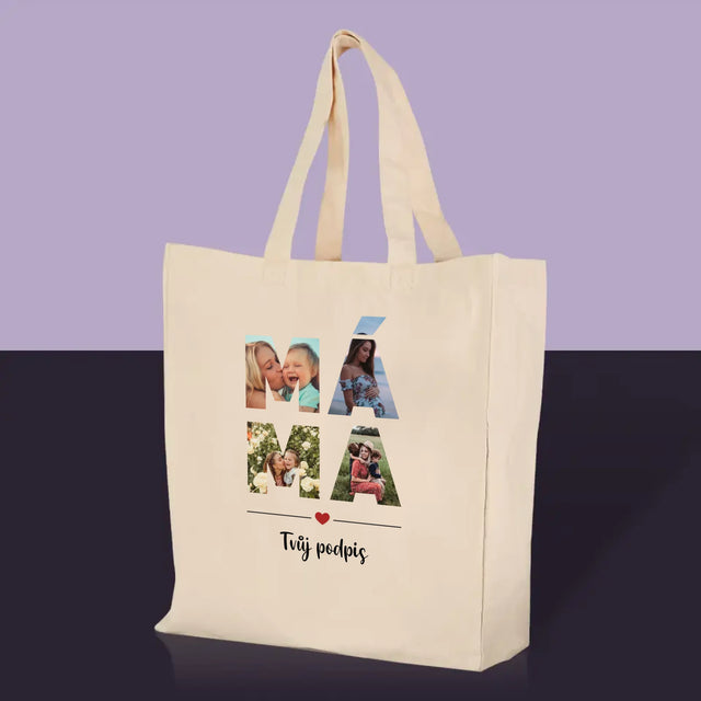 Slovo Z Fotek: Máma Z Fotek - Plátěná Taška