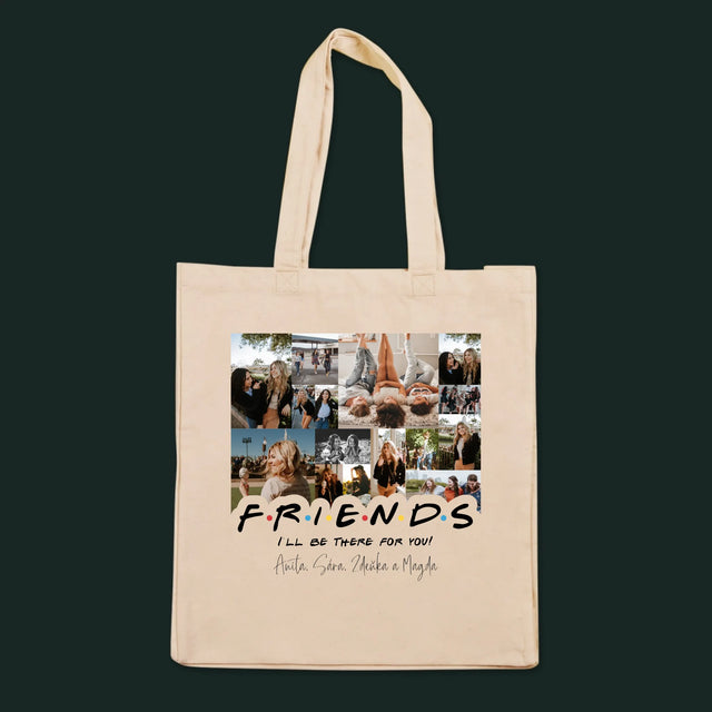 Fotokoláž: Friends - Plátěná Taška