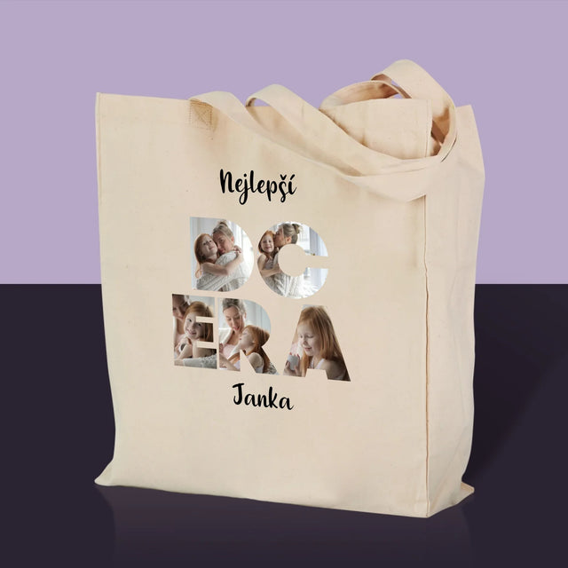 Slovo Z Fotek: Dcera Z Tvých Fotek - Plátěná Taška