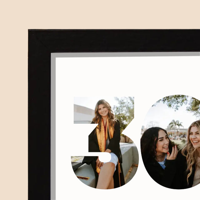 Slovo Z Fotek: 30 Let Z Tvých Fotek - Tisk V Rámečku