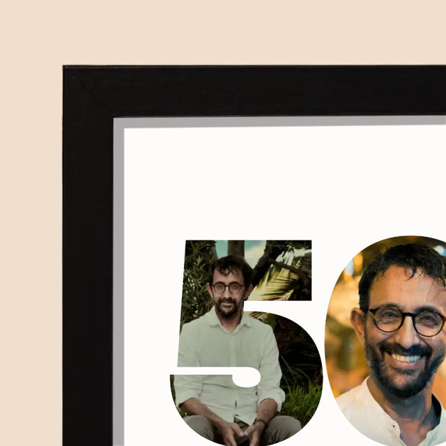 Slovo Z Fotek: 50 Let Z Tvých Fotek - Tisk V Rámečku